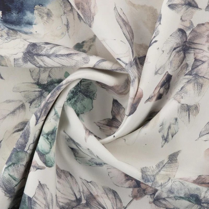 Bio Satin Flower - indigo 280 cm