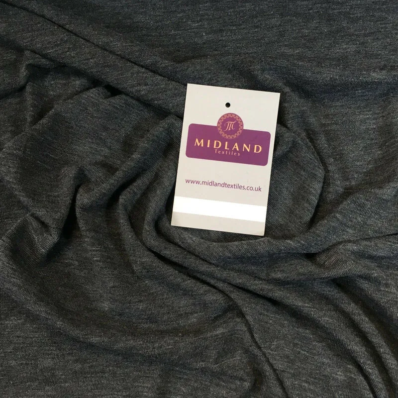 Grey Lightweight cotton stretch dress fabric 38" M720-61 Mtex