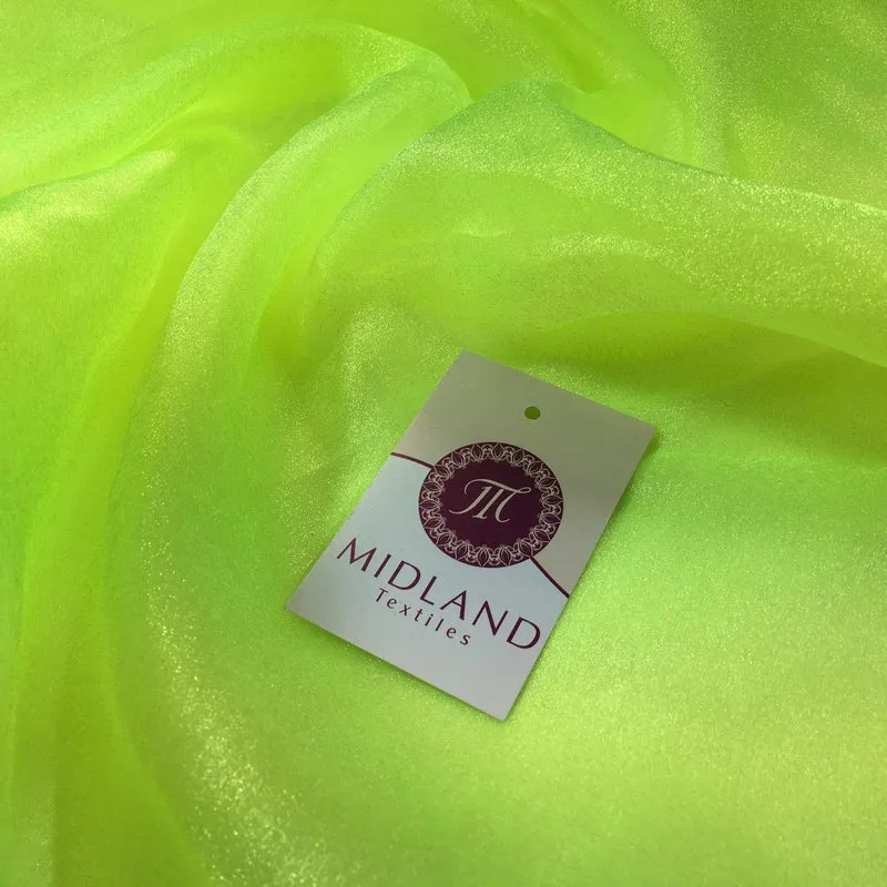 CRYSTAL ORGANZA WEDDING BRIDAL DANCE VEIL DRESS FABRIC MATERIAL 45" WIDE M111