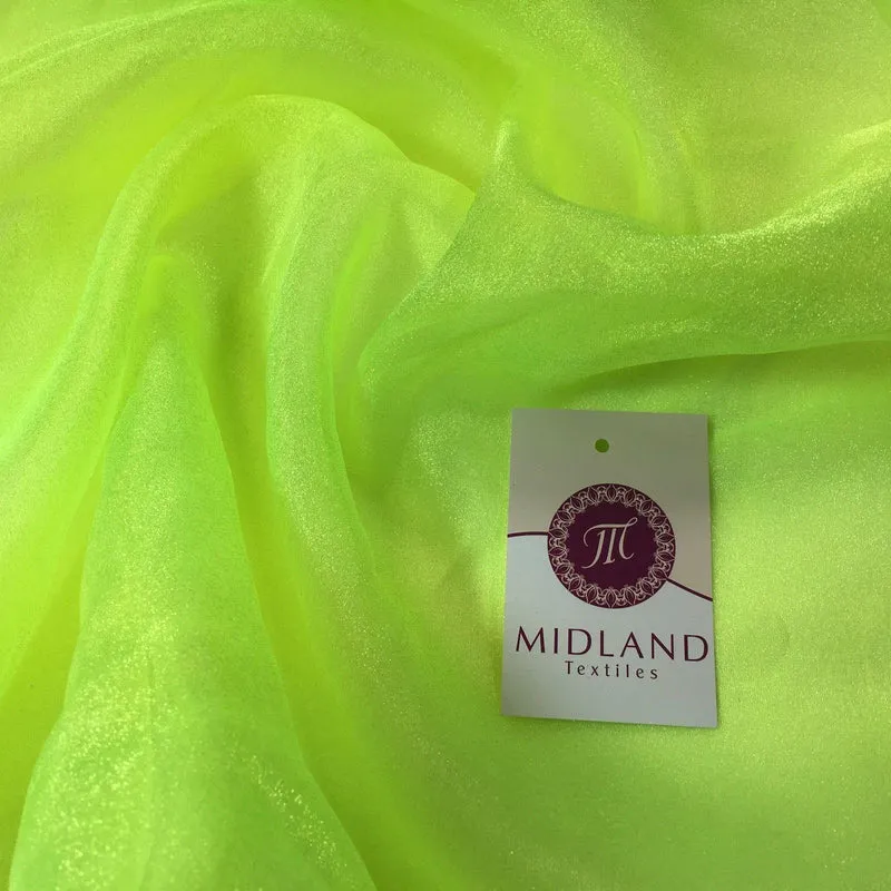 CRYSTAL ORGANZA WEDDING BRIDAL DANCE VEIL DRESS FABRIC MATERIAL 45" WIDE M111
