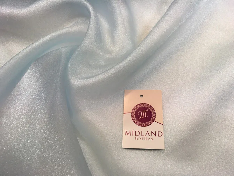 CRYSTAL ORGANZA WEDDING BRIDAL DANCE VEIL DRESS FABRIC MATERIAL 45" WIDE M111