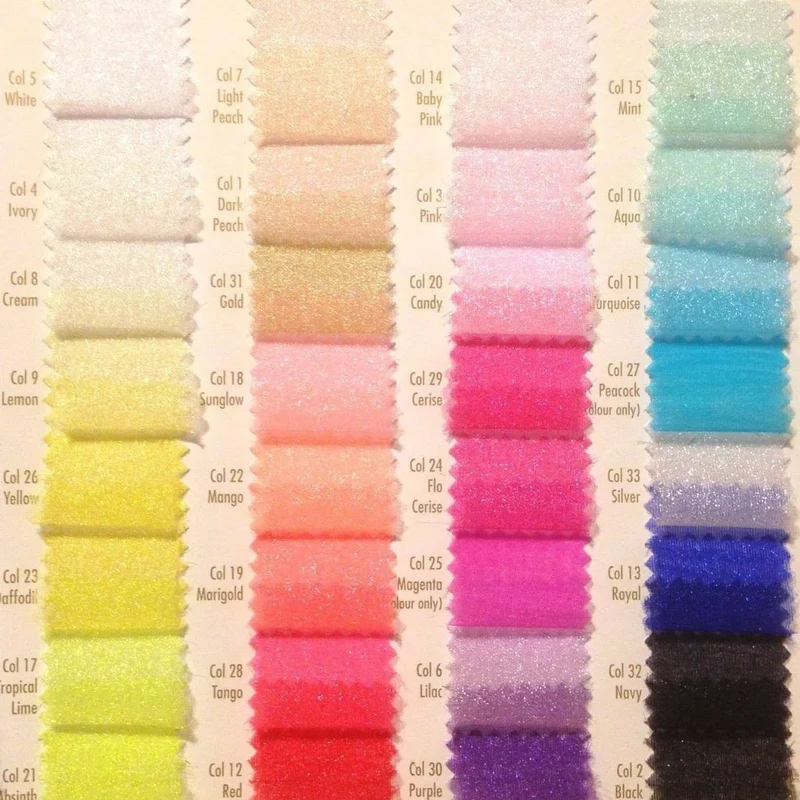 CRYSTAL ORGANZA WEDDING BRIDAL DANCE VEIL DRESS FABRIC MATERIAL 45" WIDE M111