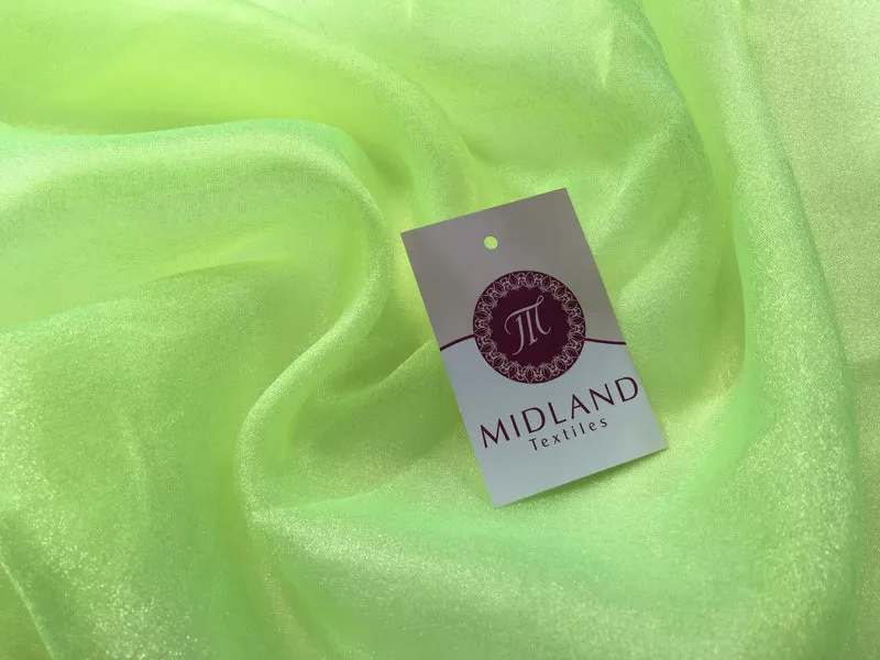 CRYSTAL ORGANZA WEDDING BRIDAL DANCE VEIL DRESS FABRIC MATERIAL 45" WIDE M111