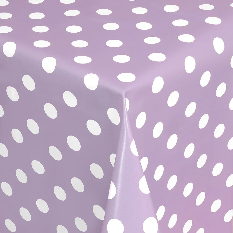 Wachstuchrolle Meterware Rollenware 01150-21 flieder Punkte Polka Dots