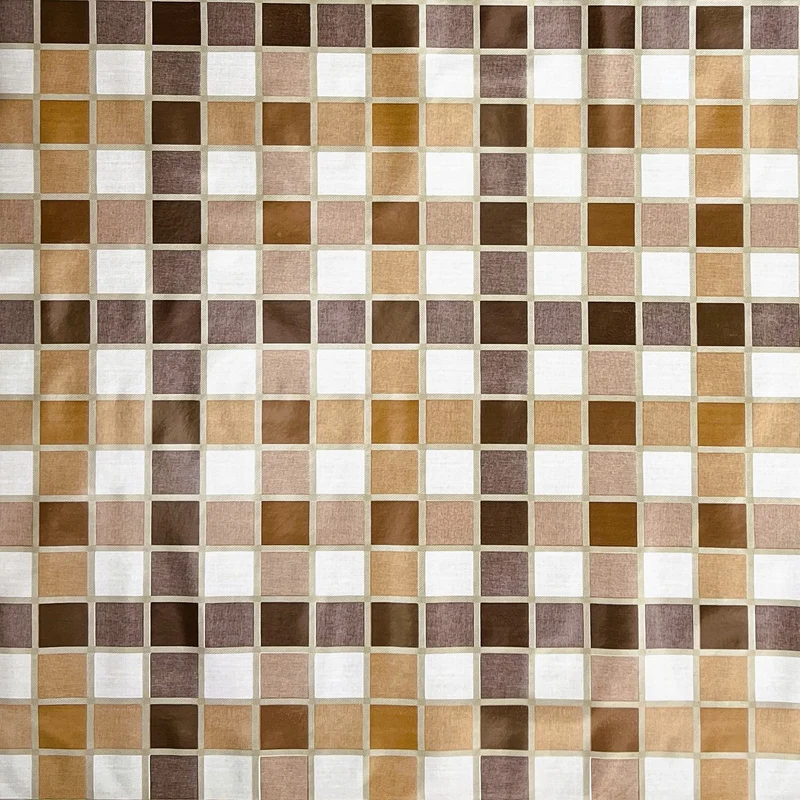 Wachstuch Tischdecke B3838-05 Mosaik Fliesenoptik kariert eckig rund oval