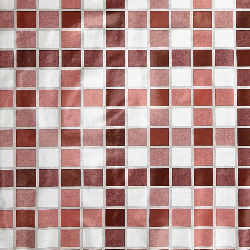 Wachstuch Tischdecke B3838-02 Mosaik Fliesenoptik kariert eckig rund oval