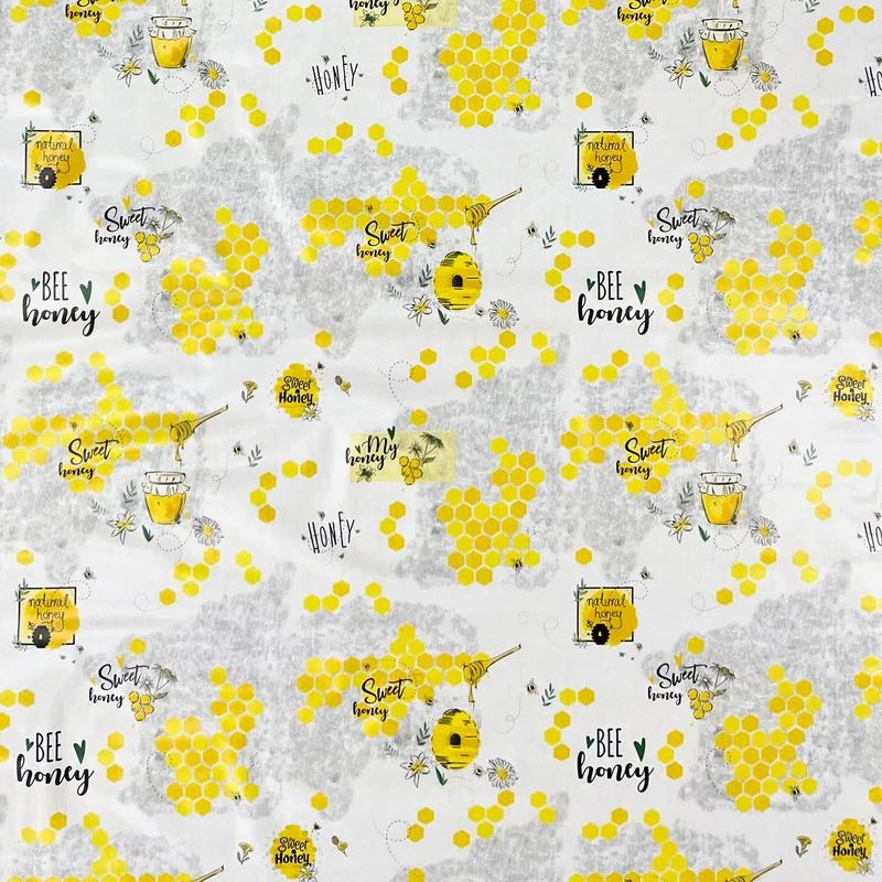 Wachstuch Tischdecke 06292-01 Honig Bienen Imker Blüten eckig rund oval