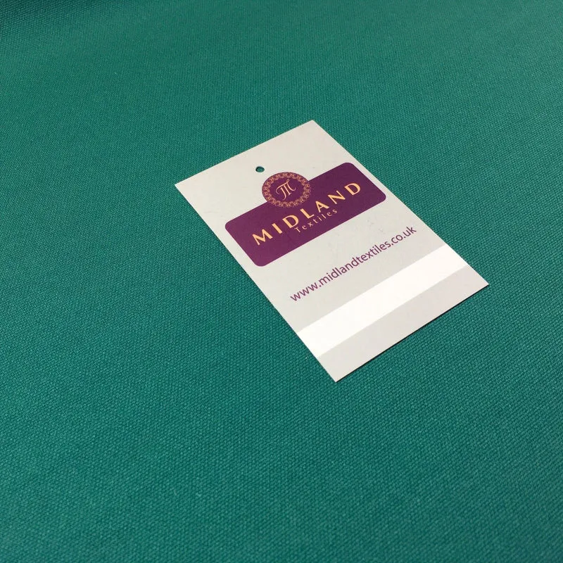 Jade Green Polyester stretch Crimplene dress fabric 60" wide M720-37 Mtex