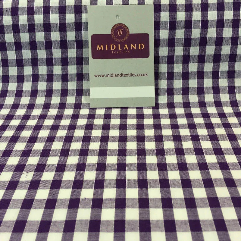 Timeless 1/4 Inch Gingham Fabric Material for Clothing, Aprons, Tablecloths, School Decorations - 44" Wide - M30