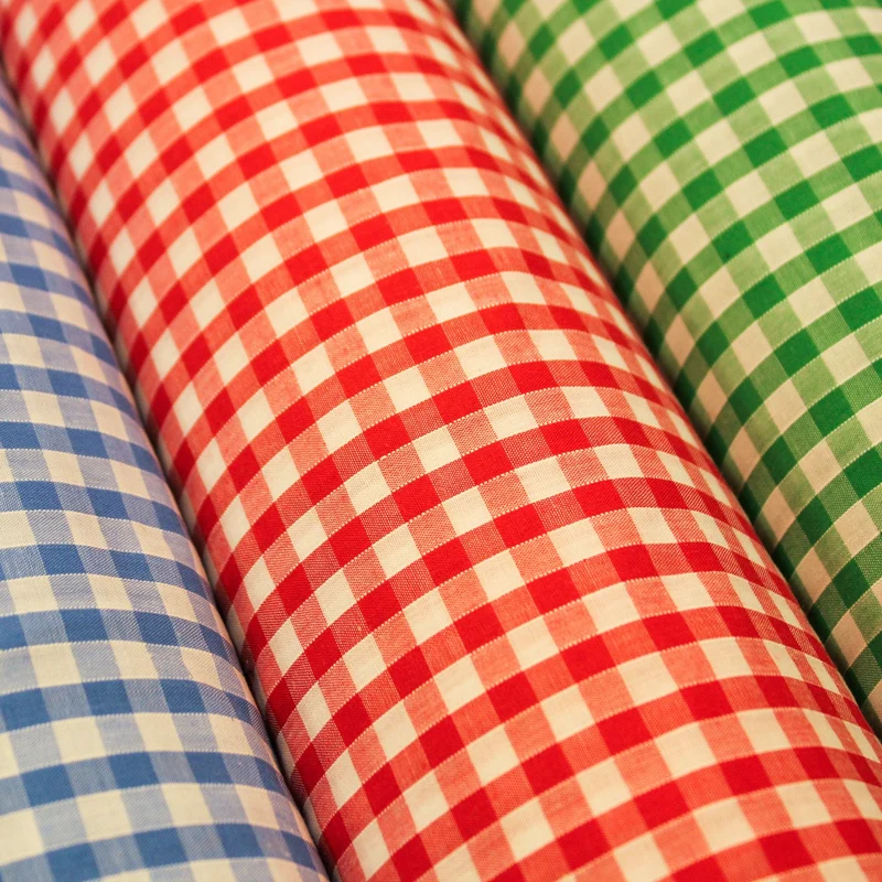 Timeless 1/4 Inch Gingham Fabric Material for Clothing, Aprons, Tablecloths, School Decorations - 44" Wide - M30