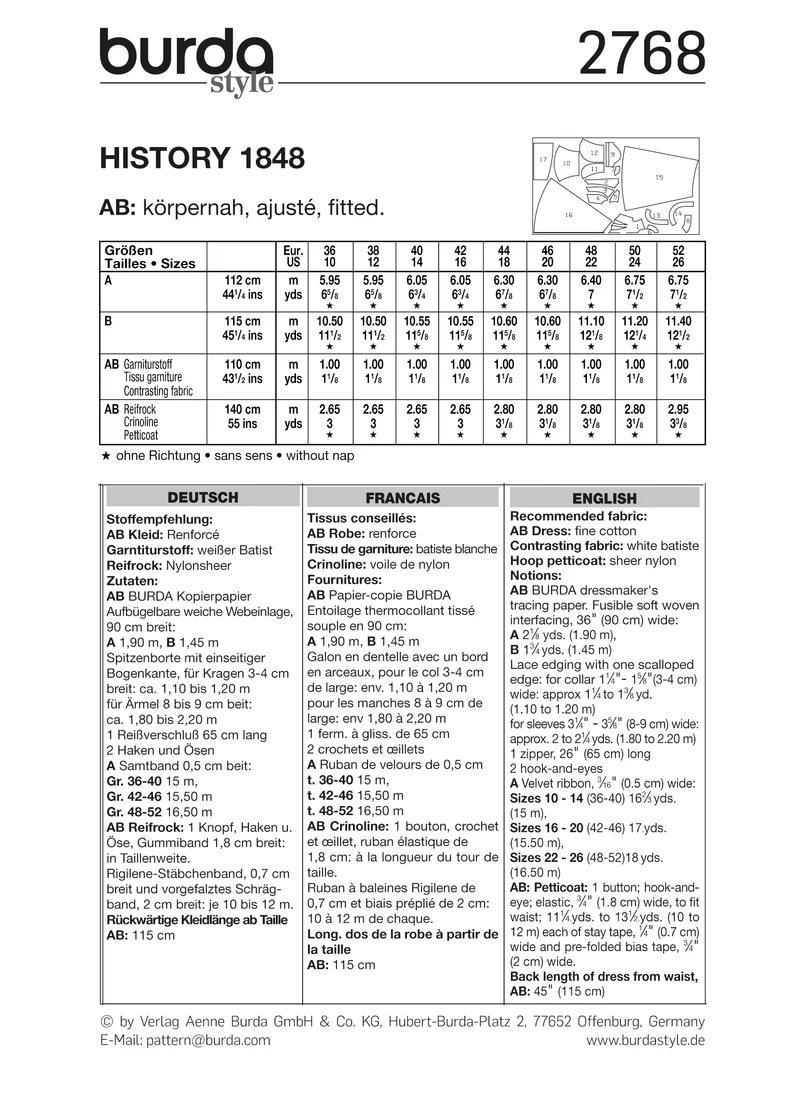 2768 History 1848 Dame