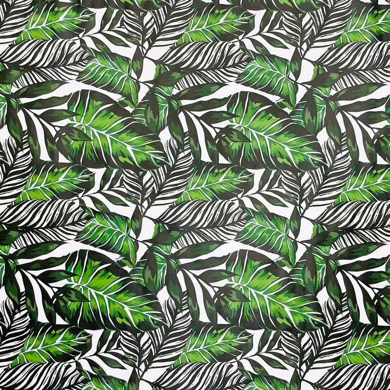 Wachstuch Tischdecke geprägt M19621 Dschungel Palmen Monstera eckig rund oval