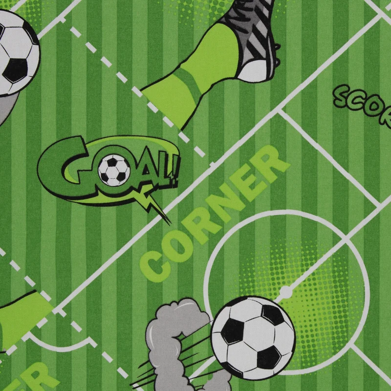 Dekostoff - Fußball - 10 cm