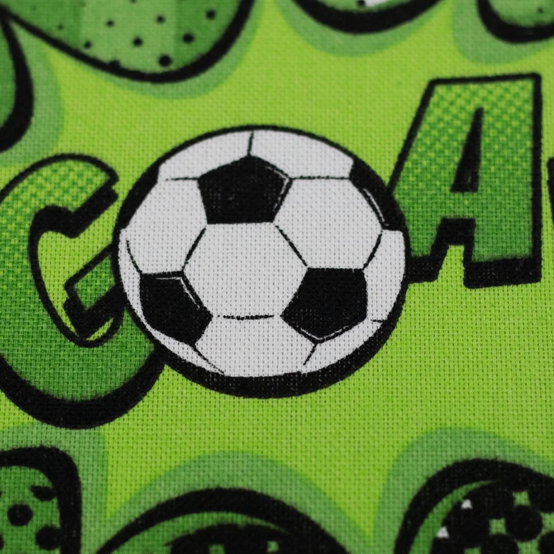Dekostoff - Fußball - 10 cm
