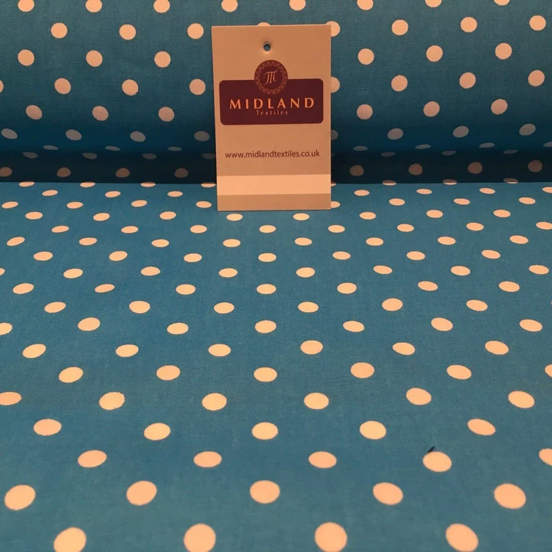 Polka dot Spotted 100% Cotton printed Fabric 44" Wide M811 Mtex