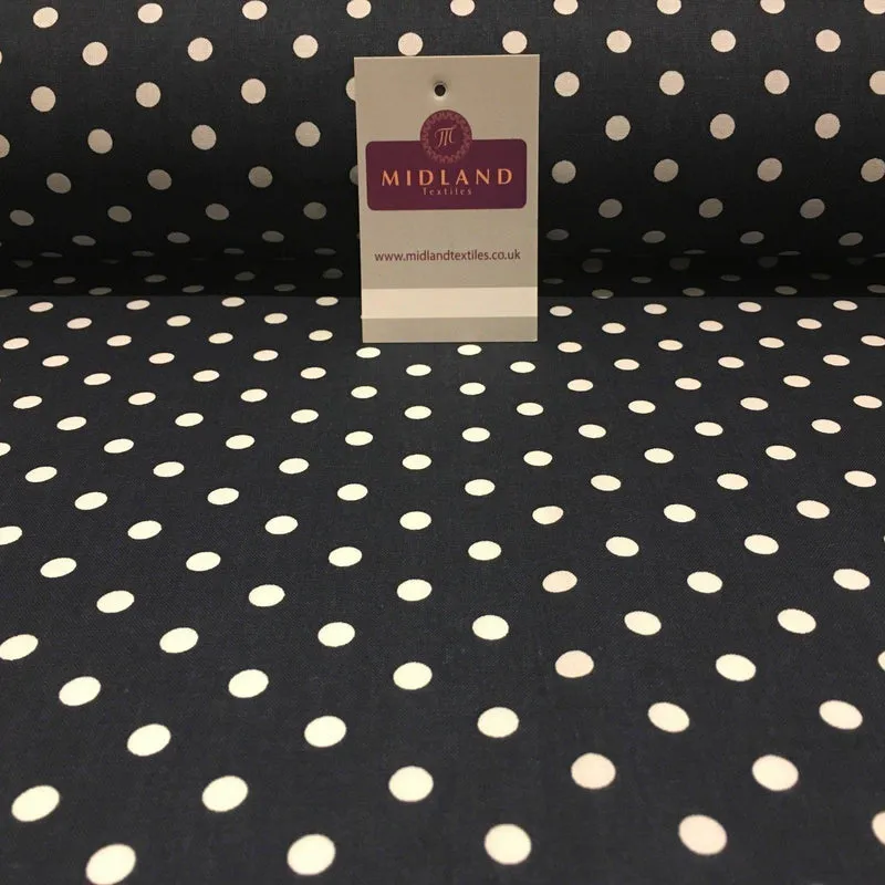 Polka dot Spotted 100% Cotton printed Fabric 44" Wide M811 Mtex