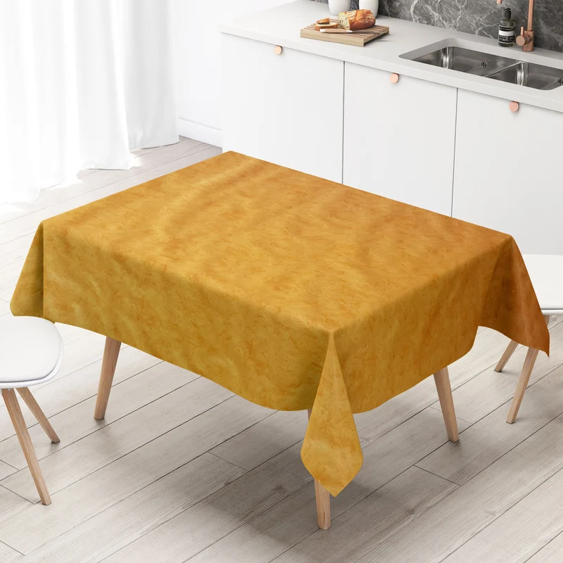 Wachstuch Tischdecke C142604 marmoriert gelb orange eckig rund oval