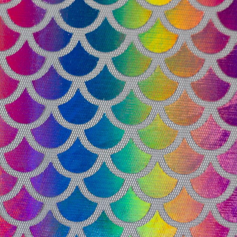 Tüll - Rainbow Schuppen - 10 cm