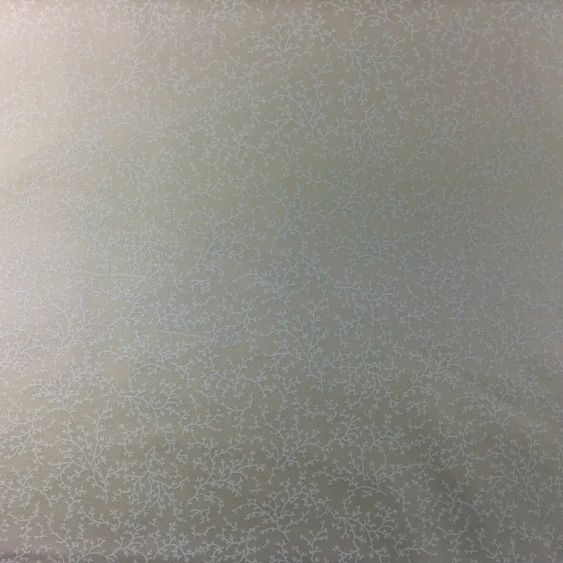Cream Floral 100% Cotton poplin printed craft fabric 45" M734 Mtex