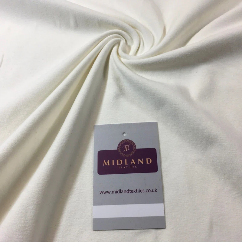 Cream Cotton Jersey ideal for t-shirting fabric 58" M720-22 Mtex