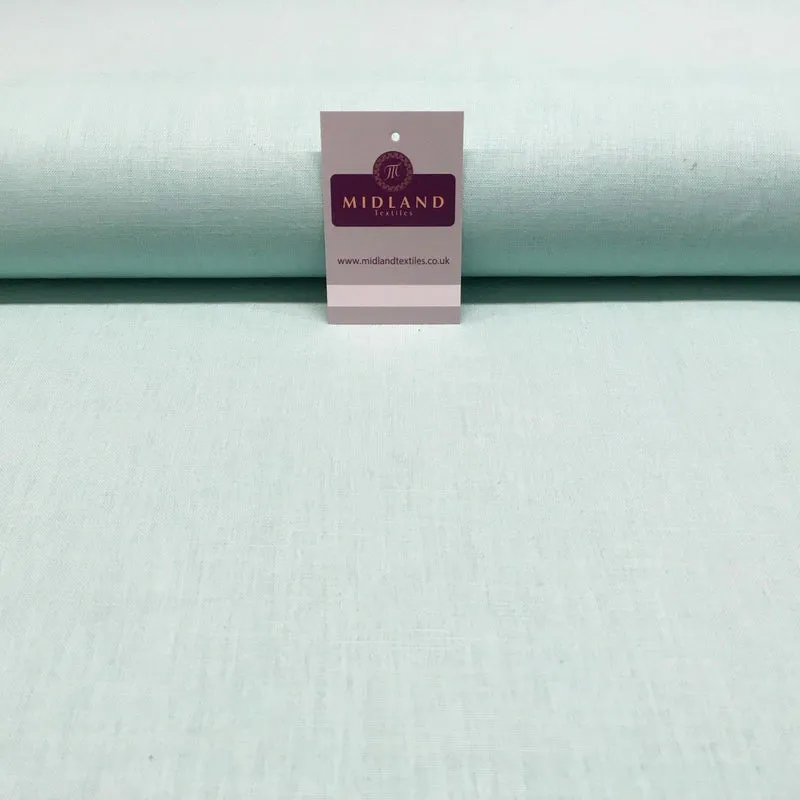 100% Plain Indian Linen Dress Fabric 52" Wide MK899 Mtex