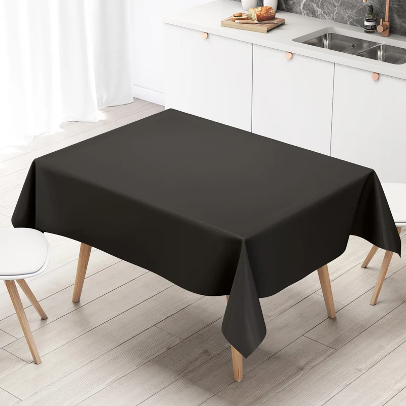 Wachstuchrolle Meterware Rollenware uni 24 schwarz einfarbig unifarben