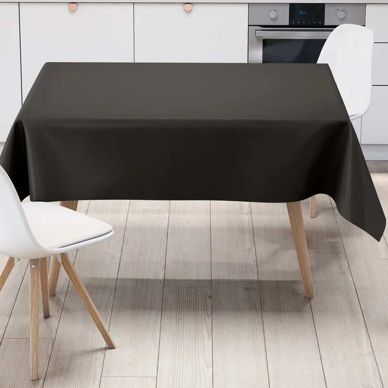Wachstuchrolle Meterware Rollenware uni 24 schwarz einfarbig unifarben