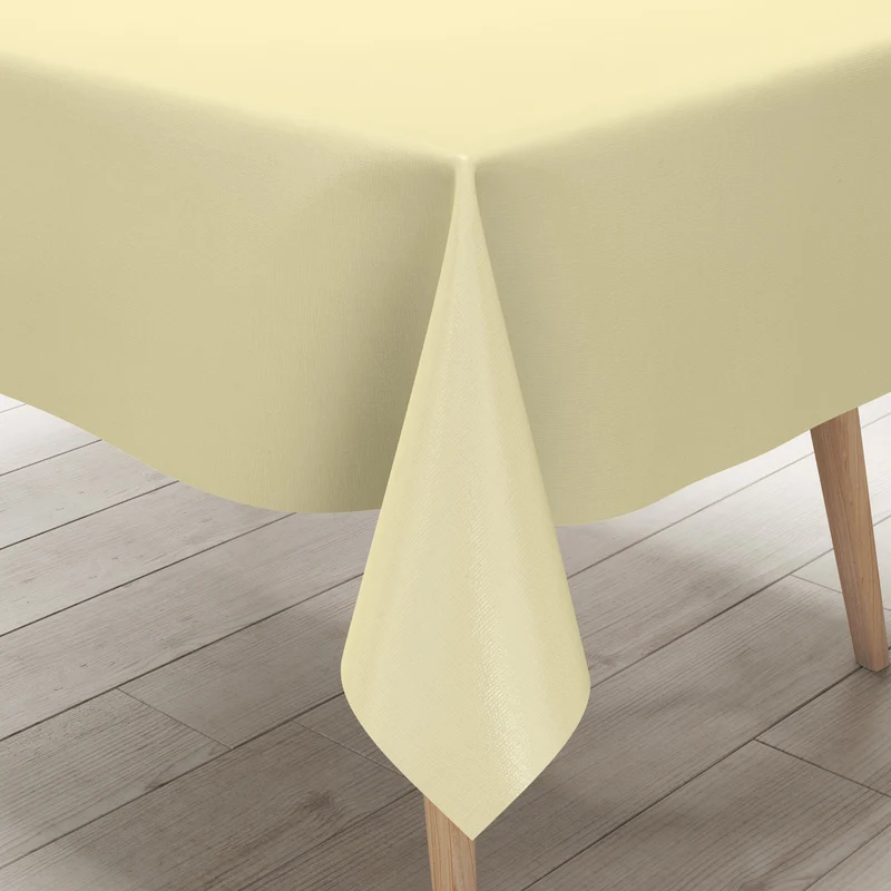 Wachstuchrolle Meterware Rollenware uni 7 beige creme einfarbig unifarben