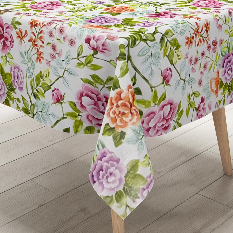 Wachstuch Tischdecke B4048-01 Sommer Blumenwiese eckig rund oval Meterware