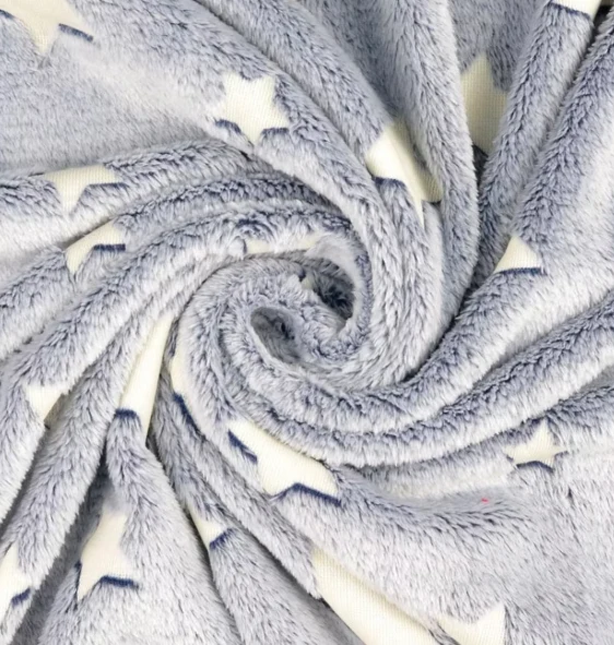 Fleece - GLOW IN THE DARK - 10 cm