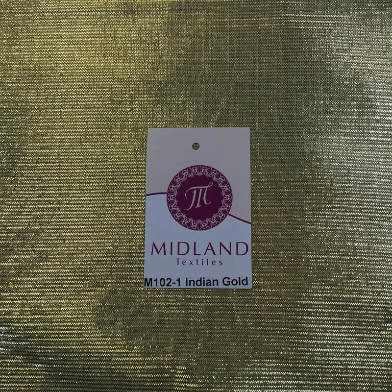 Metallic Textured Foil Lame Dress Craft Fabric 58" wide M102 Mtex