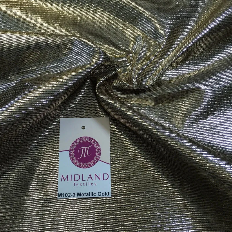 Metallic Textured Foil Lame Dress Craft Fabric 58" wide M102 Mtex