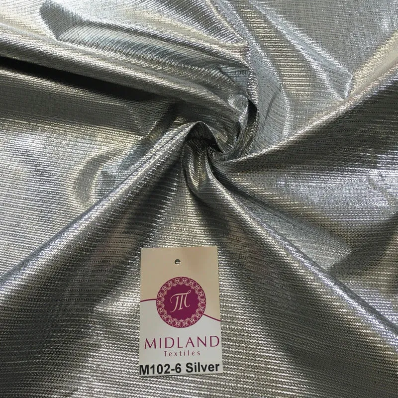 Metallic Textured Foil Lame Dress Craft Fabric 58" wide M102 Mtex