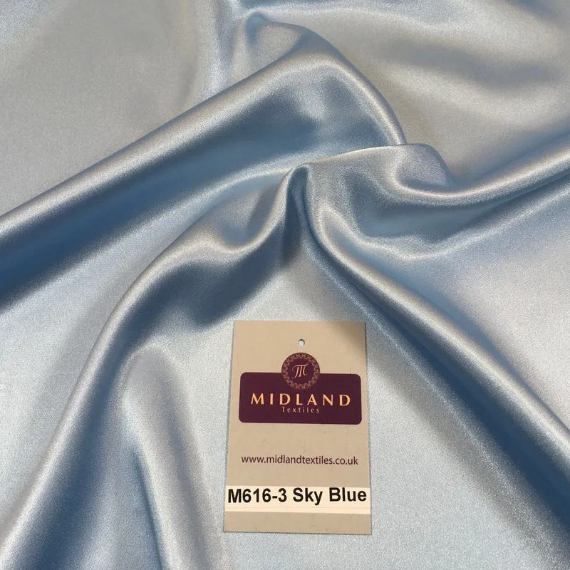 Silky Smooth Japanese Premium Lightweight Satin Dress Fabric 44" M616 Mtex