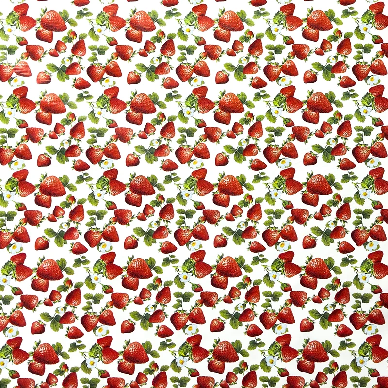 Wachstuch Tischdecke C145223 Erdbeeren Früchte Sommer Küchenmotiv eckig rund oval