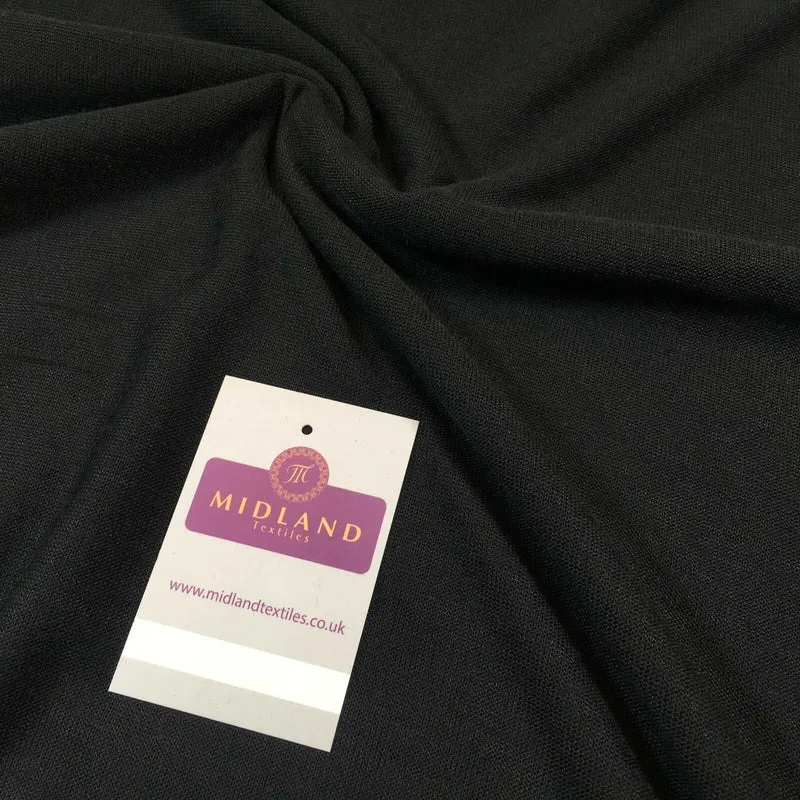 Black Lightweight Woven Polyester Dress Fabric 58" M720-51