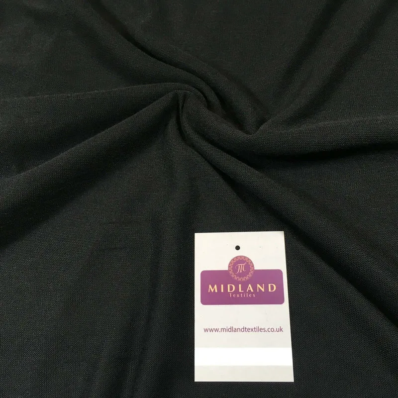 Black Lightweight Woven Polyester Dress Fabric 58" M720-51