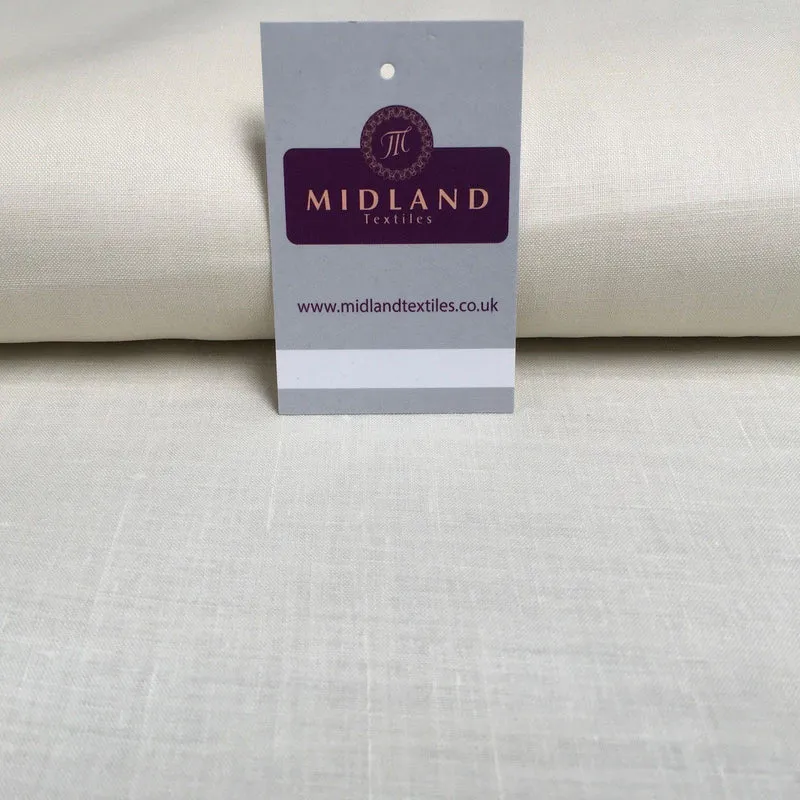 100% Linen Ramie Ideal for Clothing, Handkerchiefs tablecloths Fabric 53" MD890
