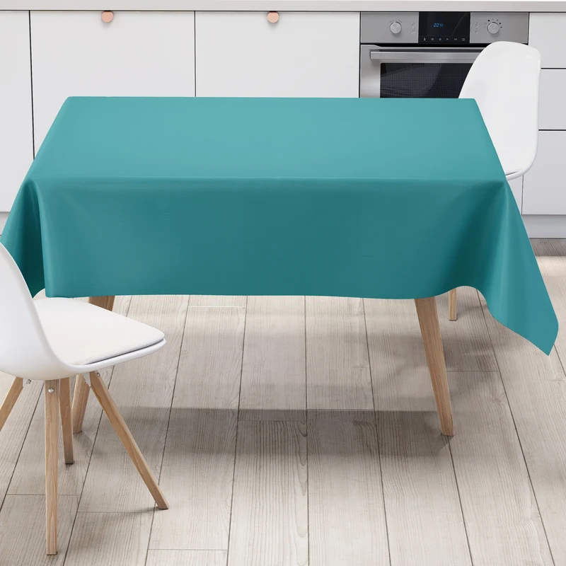 Wachstuchrolle Meterware Rollenware uni 321 petrol einfarbig unifarben