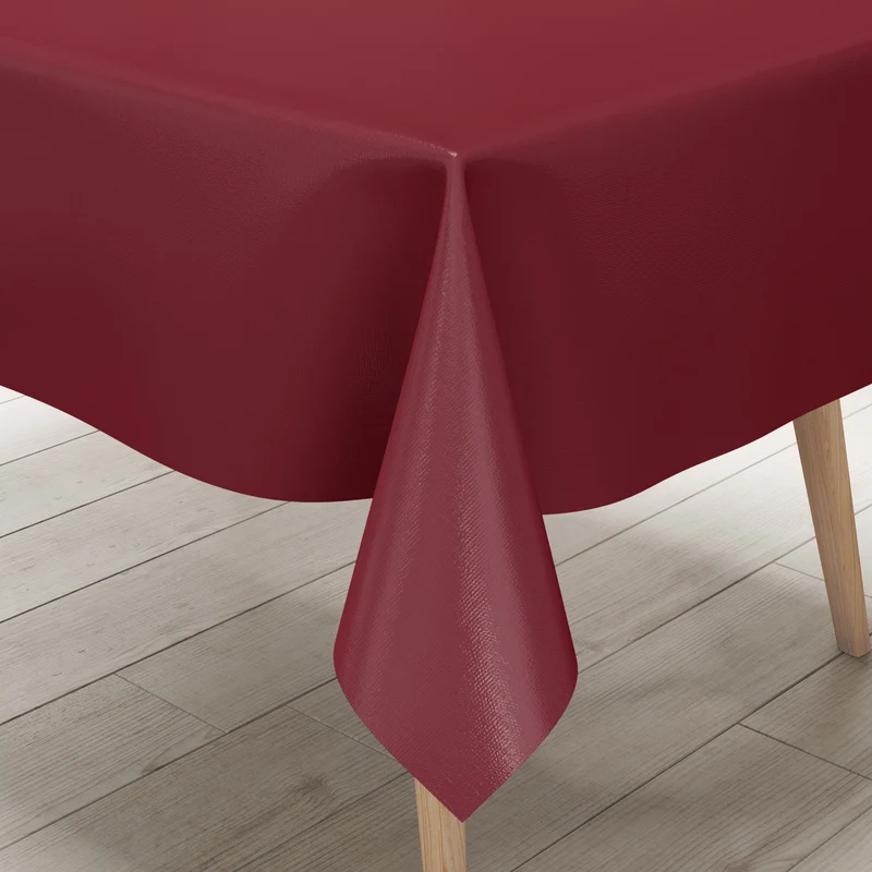 Wachstuchrolle Meterware Rollenware uni 209 bordeaux dunkelrot weinrot einfarbig unifarben