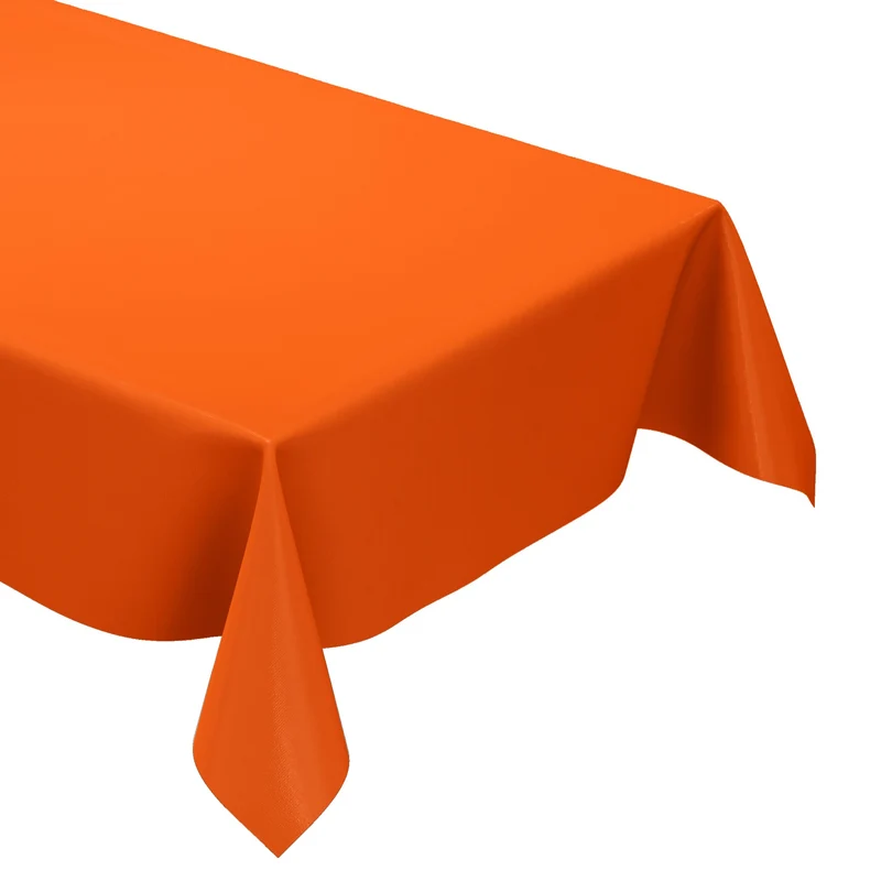 Wachstuchrolle Meterware Rollenware uni 021 orange einfarbig unifarben