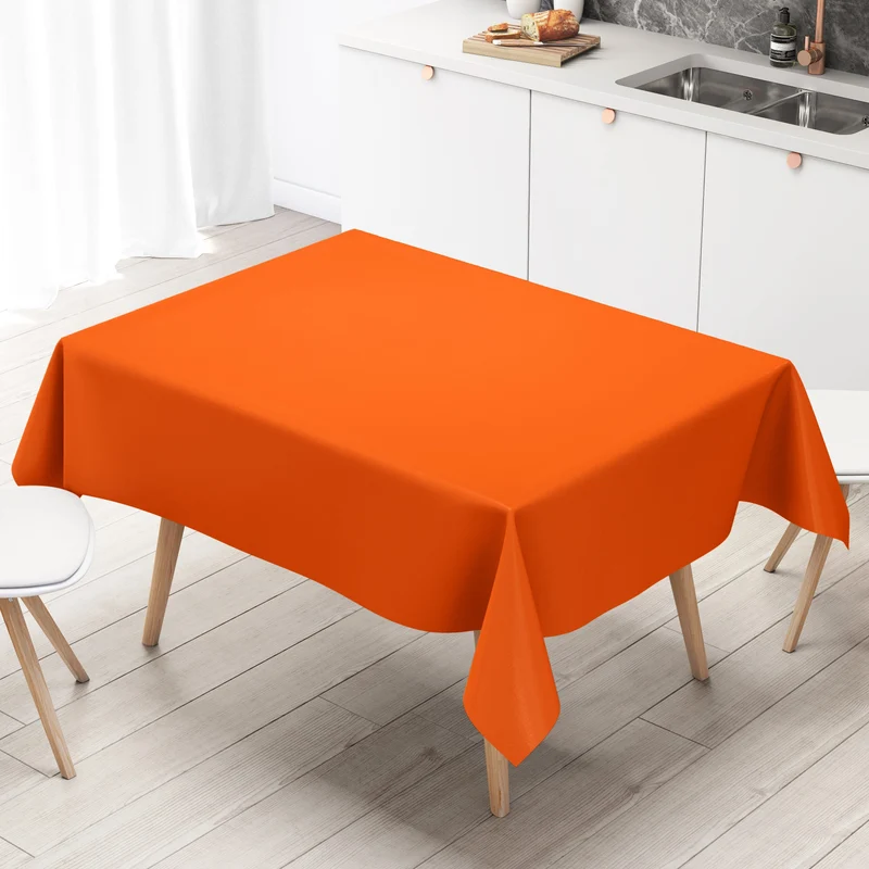 Wachstuchrolle Meterware Rollenware uni 021 orange einfarbig unifarben