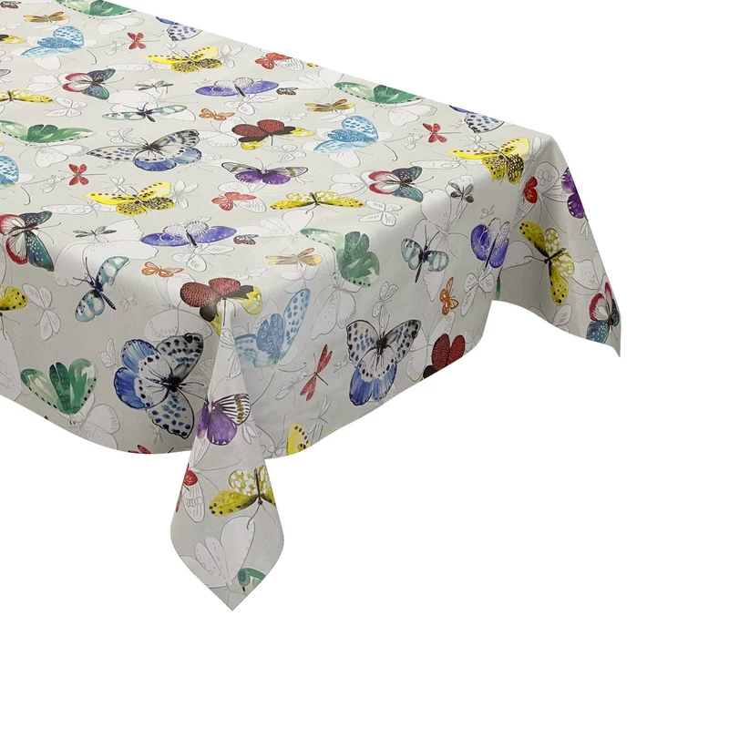 Wachstuch Tischdecke C141701 Schmetterlinge Butterfly Sommer eckig rund oval Meterware