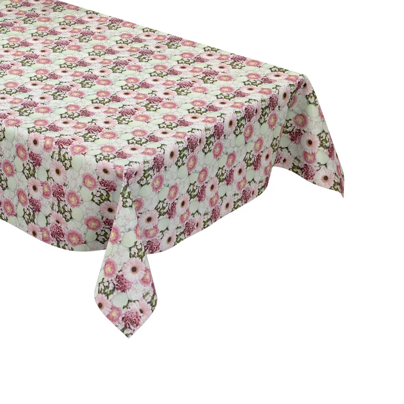 Wachstuch Tischdecke Meterware K-ML3206 Margeriten Sommer eckig rund oval Wachstuchdecke