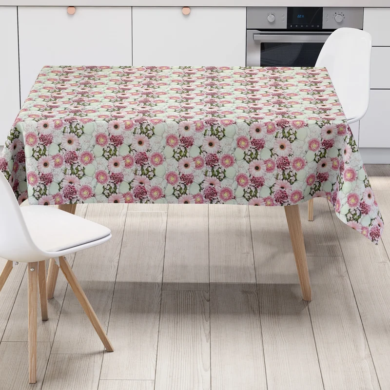 Wachstuch Tischdecke Meterware K-ML3206 Margeriten Sommer eckig rund oval Wachstuchdecke