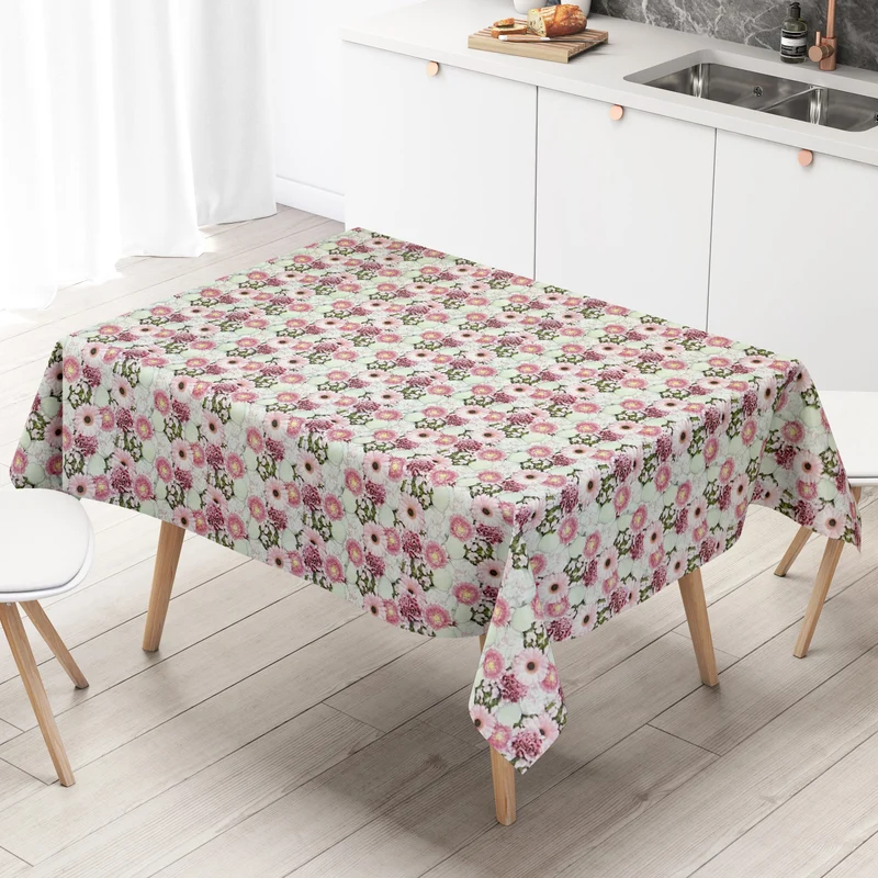 Wachstuch Tischdecke Meterware K-ML3206 Margeriten Sommer eckig rund oval Wachstuchdecke