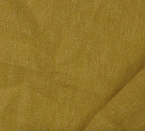 Leinen Melange - Senf - 10 cm