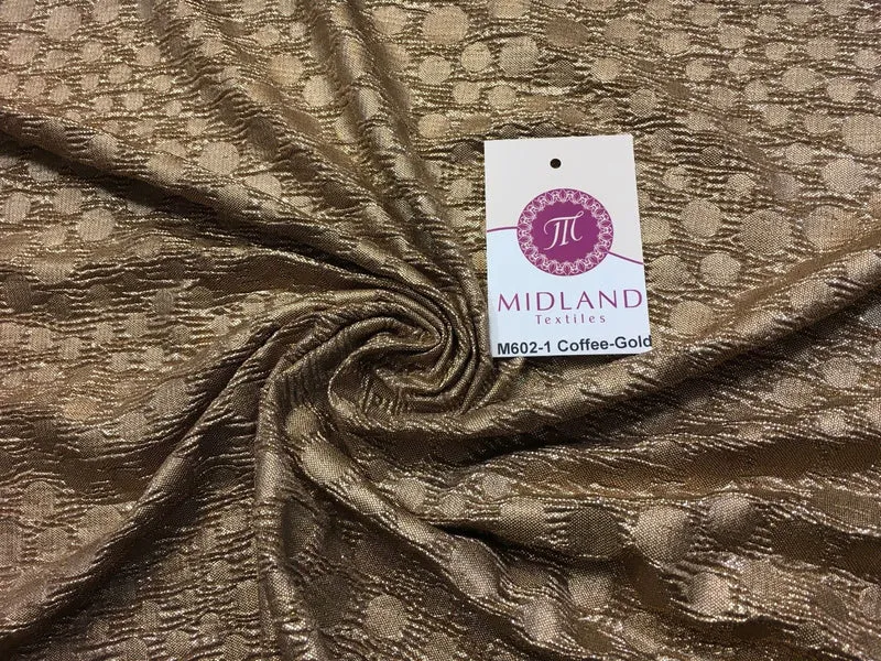 Metallic Foil Lame Fabric 1 way stretch 58" wide M602 Mtex