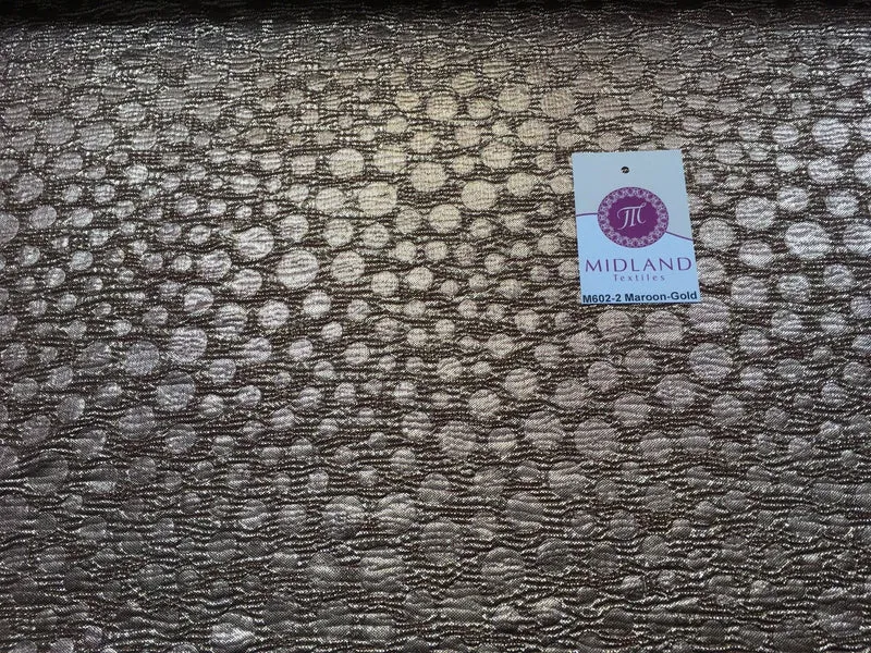 Metallic Foil Lame Fabric 1 way stretch 58" wide M602 Mtex