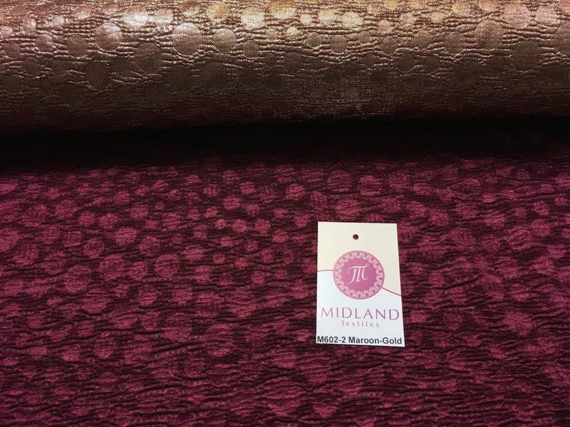Metallic Foil Lame Fabric 1 way stretch 58" wide M602 Mtex
